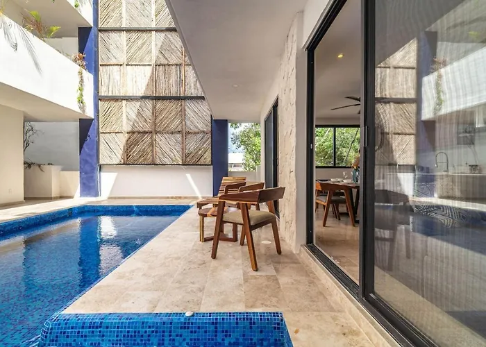 Lux 2 Bd Corner W Swim Up Pool Aldea Zama Holiday home *