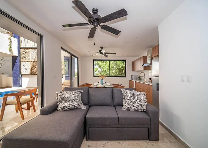 Lux 2 Bd Corner W Swim Up Pool Aldea Zama Holiday home Tulum